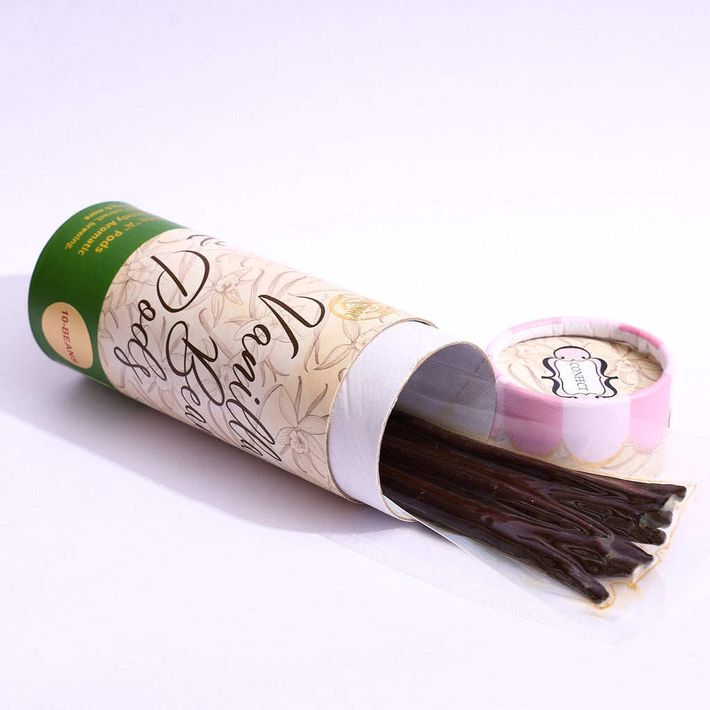 confect vanilla beans 10 pods 44 50 gms