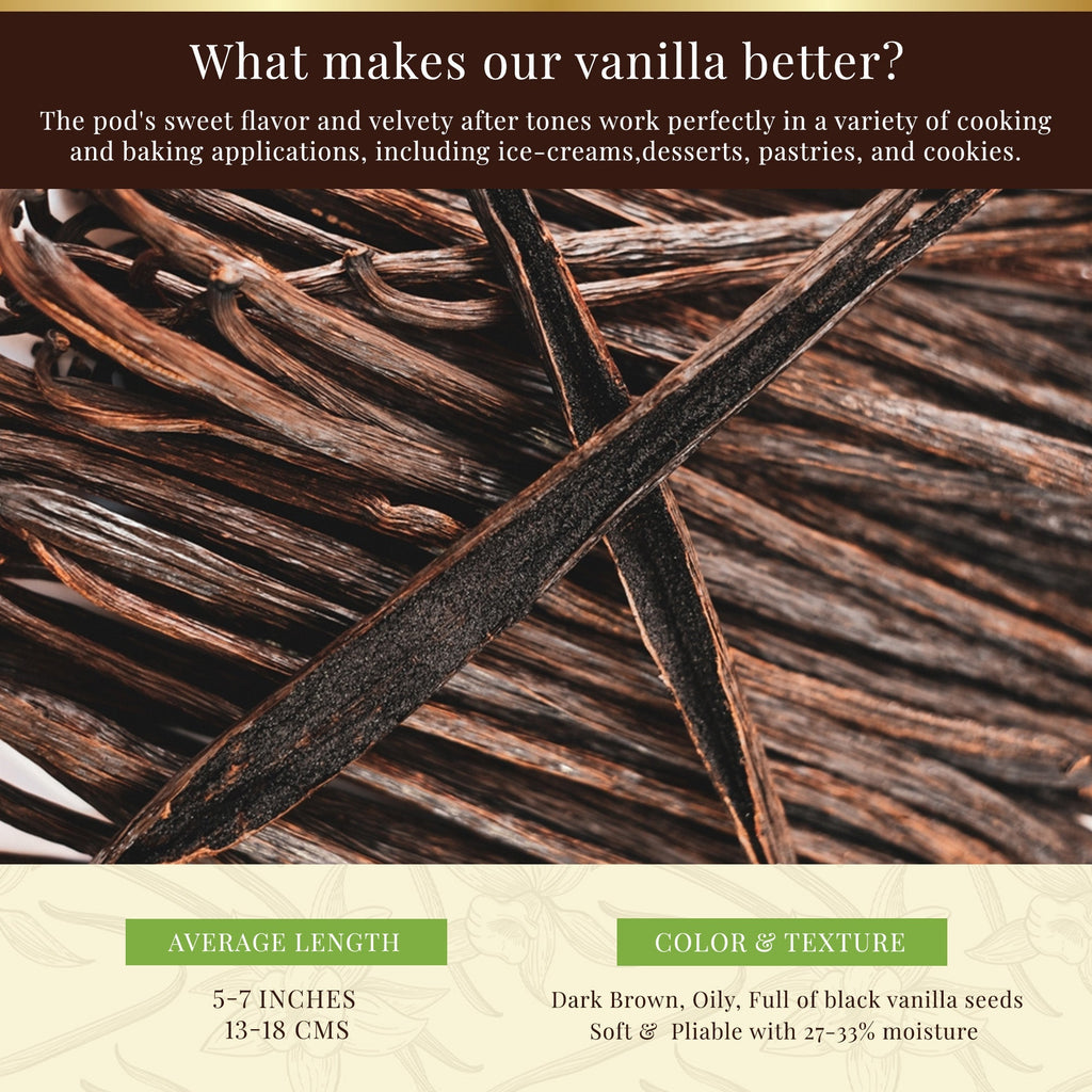 confect vanilla beans 10 pods 44 50 gms