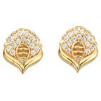 AanyaCentric Gold-Polished Mangalsutra with Pendant, 2 Pair Earrings