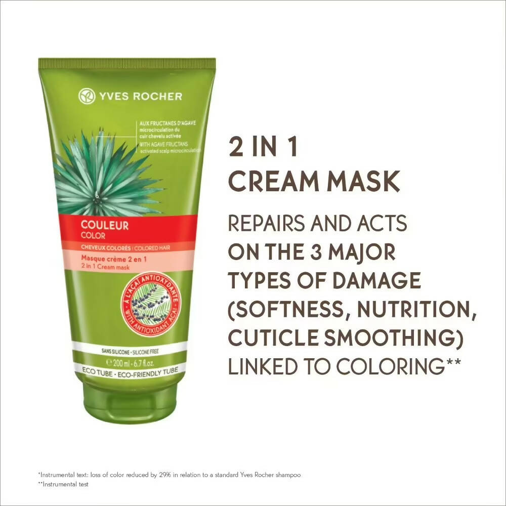 Yves Rocher Color 2 In 1 Cream Mask