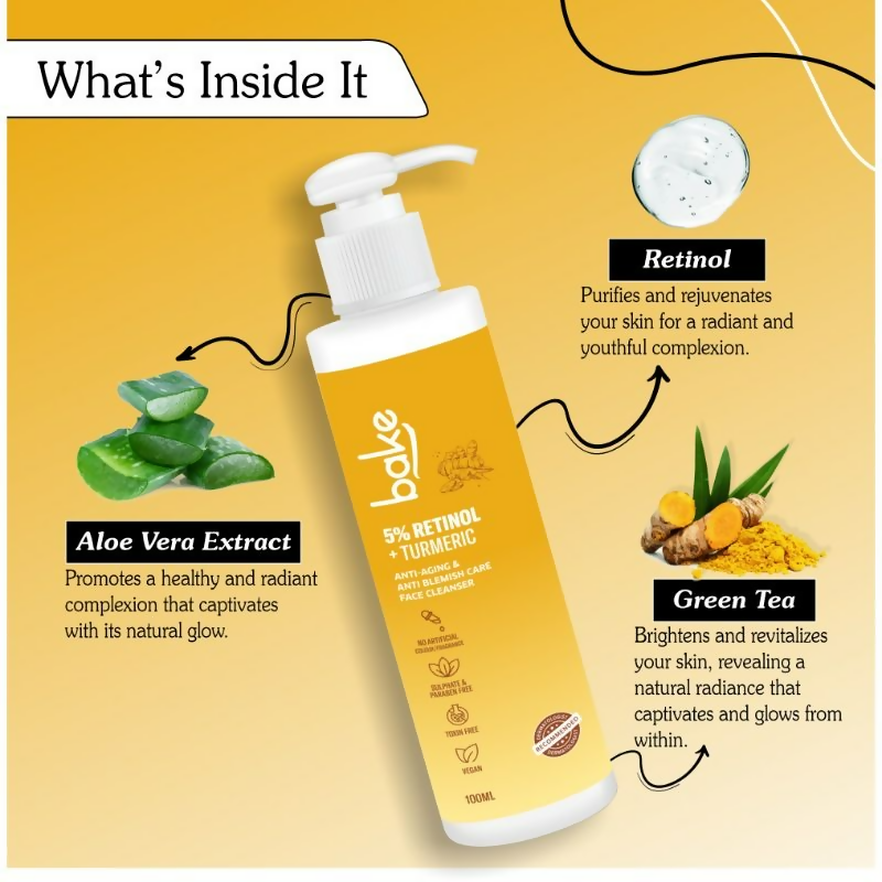 BAKE 0.05% Retinol Face Wash