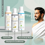 Livort Ihram Kit Hajj & Umrah Face & Body Wash Sunscreen Shampoo & Conditioner
