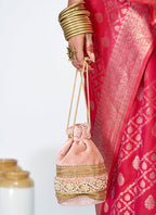 Vellora Rani Pink Premium Zari Weaving Soft Silk Saree - Distacart