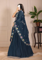 Lehenga Mart Designer Wedding Lehenga choli for Women - rama