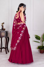 Lehenga Mart Designer Wedding Lehenga choli for Women - red