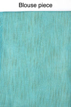 Mominos Fashion Firozi Color Bhagalpuri Saree
