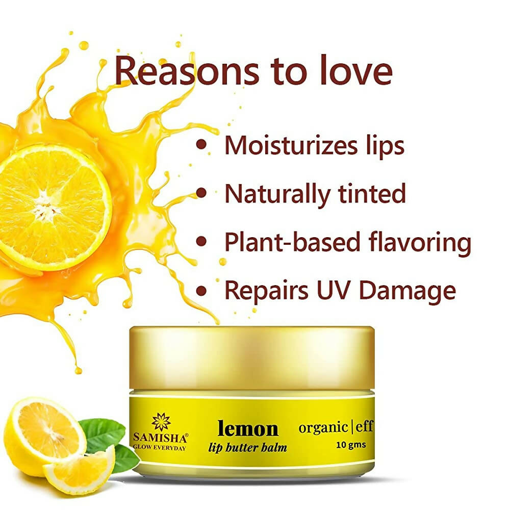 Samisha Organic Lemon Lip Butter Balm