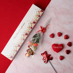 Dibha Ruchoks Valentines Special Heart Shape Chocolates Bouquet