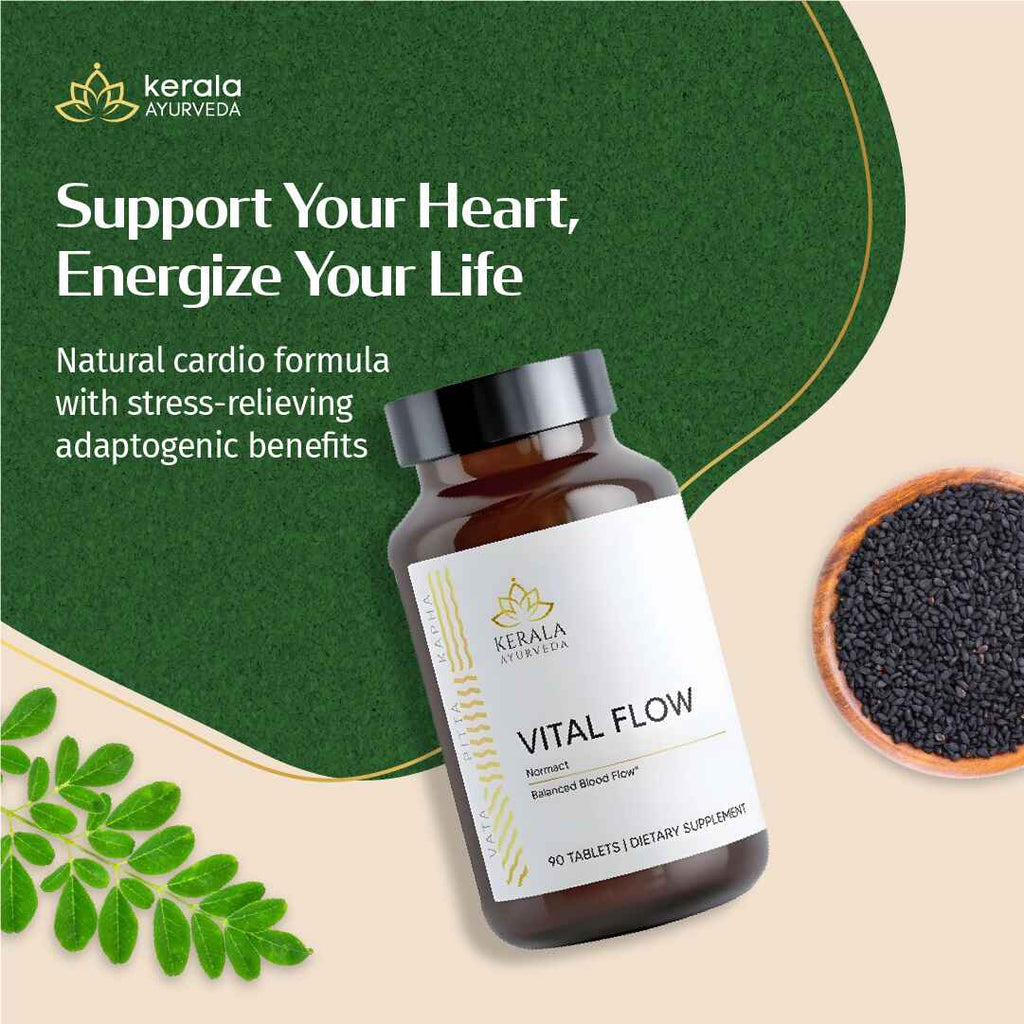 Kerala Ayurveda USA Vital Flow - Normact Tablets