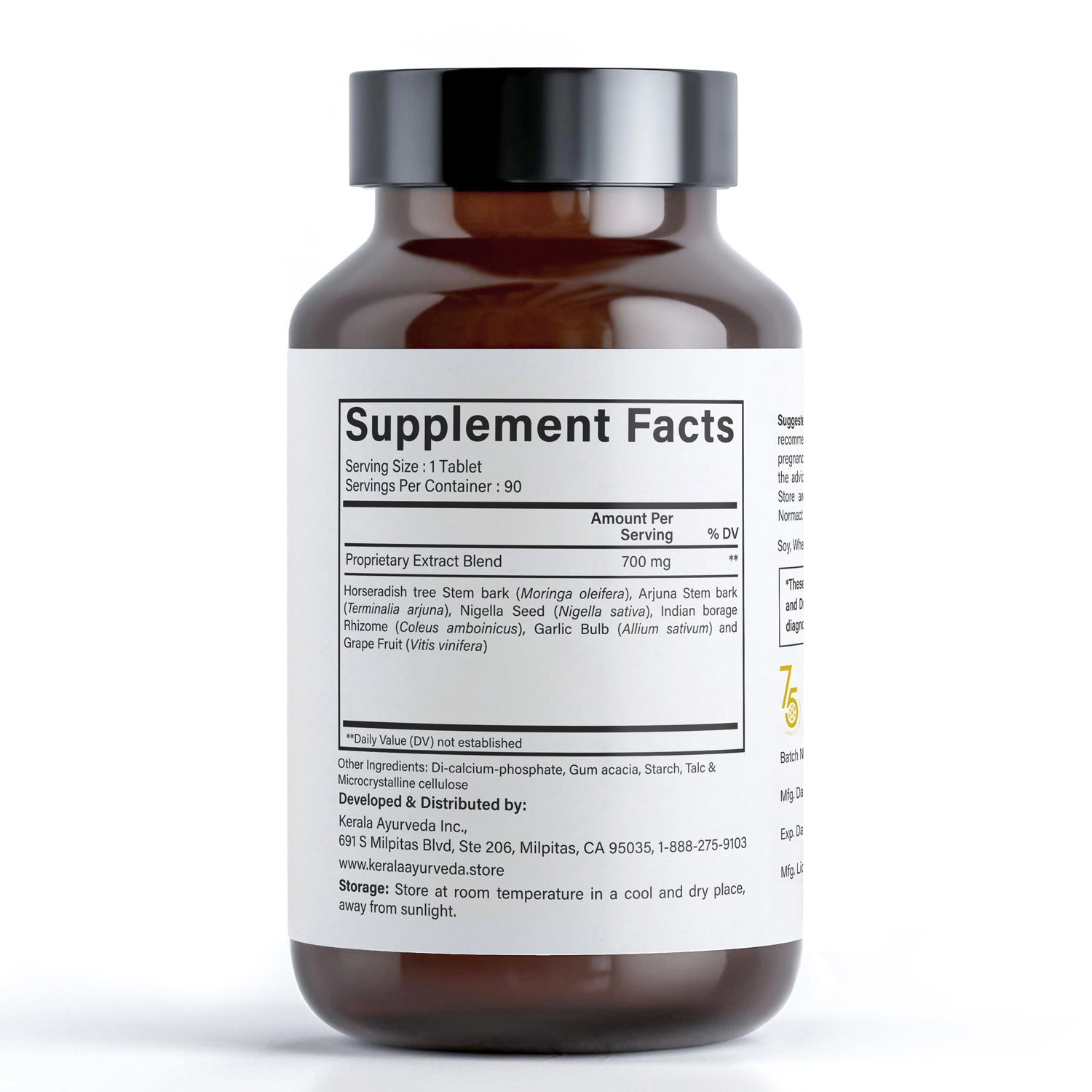 Kerala Ayurveda USA Vital Flow - Normact Tablets