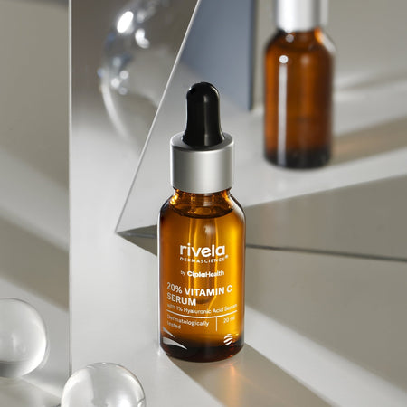 Rivela 20% Vit C Serum with 1% Hyaluronic Acid