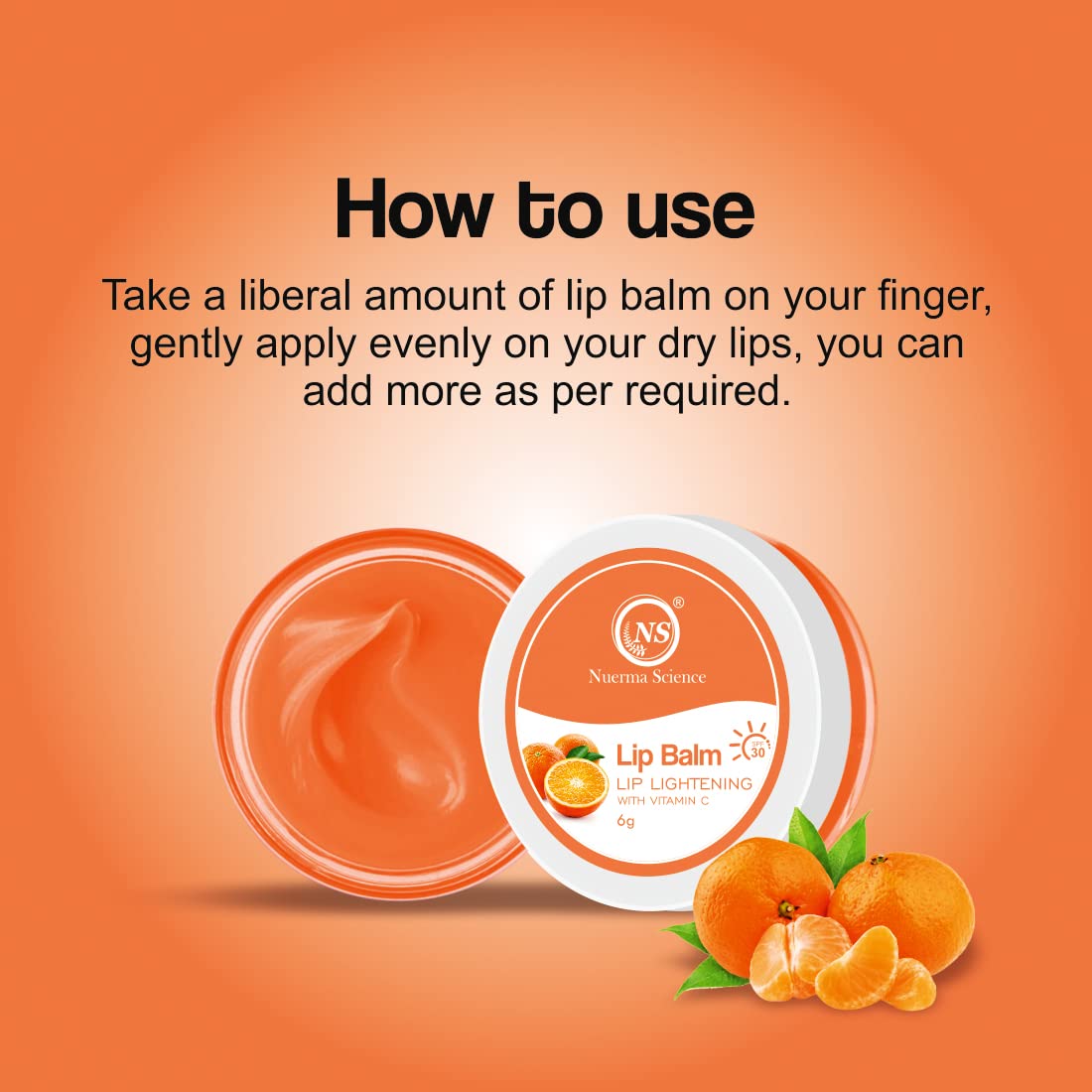 Nuerma Science Vitamin C Lip Balm | Nourishing, Hydrated & Soft Lips - Distacart