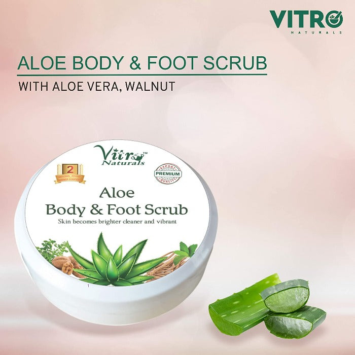 Vitro Naturals Aloe Body & Foot Scrub