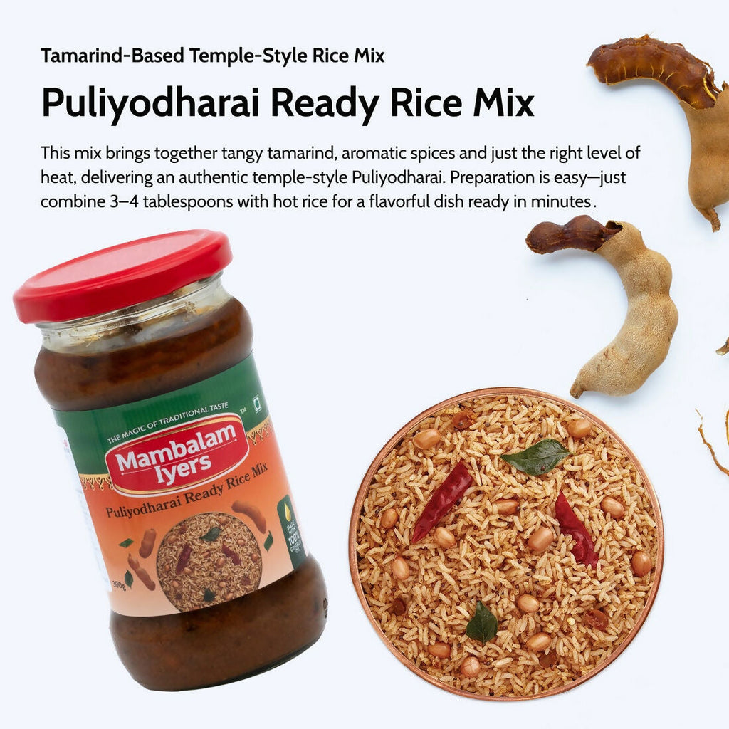 Mambalam Iyers Puliyodharai Ready Rice Mix - Distacart