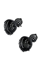 Tehzeeb Creations Black Colour Earrings Jhumki Style