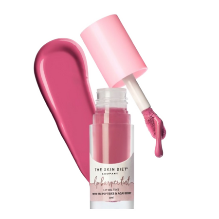 The Skin Diet Company Lip Barrier Tint High Shine Gloss Oil - Desert Rose