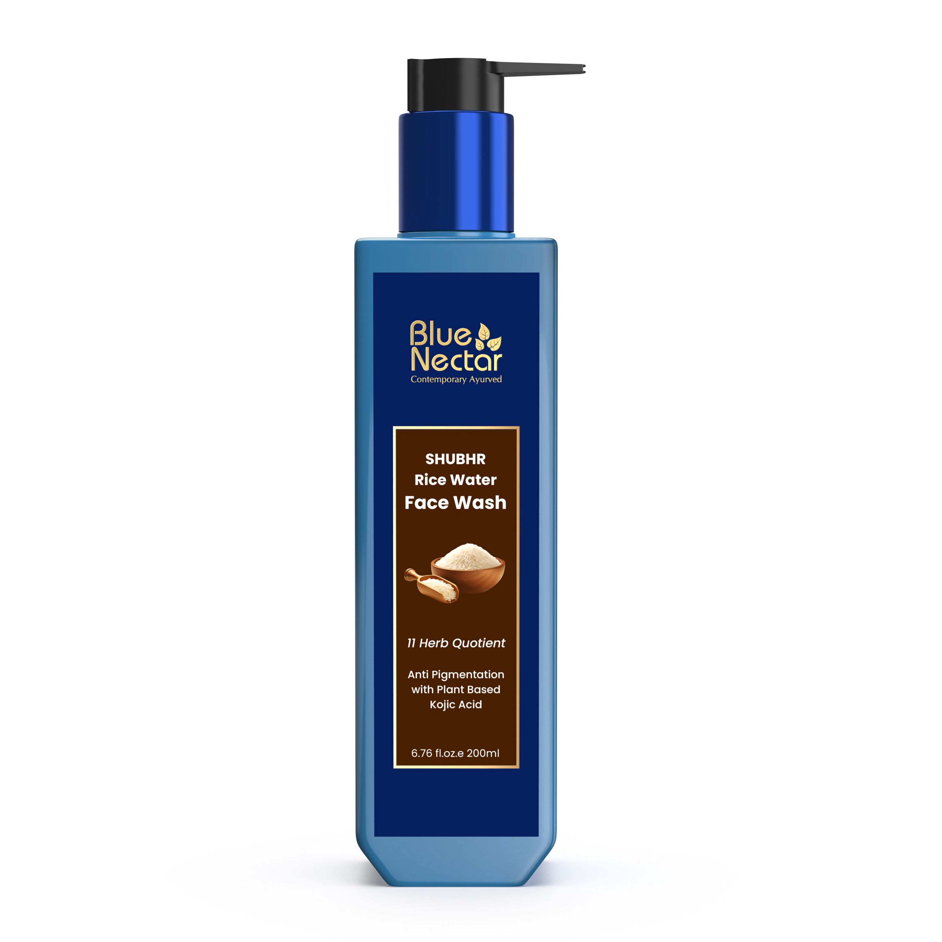 Blue Nectar 2% Kojic Acid Face Wash With Mushroom & Rice Water