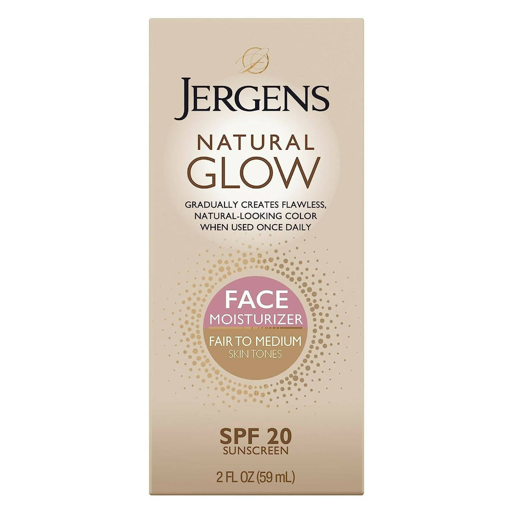 Jergens Glow Face Daily Moisturizer Sunscreen Spf 20