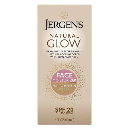Jergens Glow Face Daily Moisturizer Sunscreen Spf 20