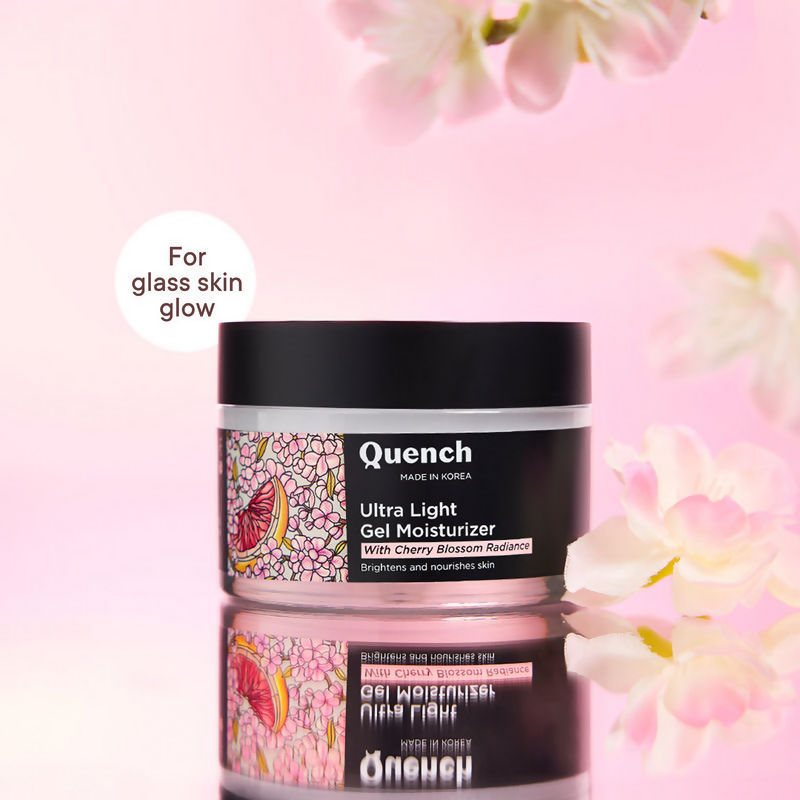 Quench Ultra Light Gel Moisturizer With 2% Niacinamide & Cherry Blossom For Intense Brightening - Distacart