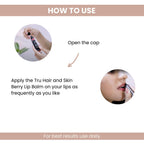 Tru Hair & Skin Berry Lip Balm With SPF 15 - Distacart