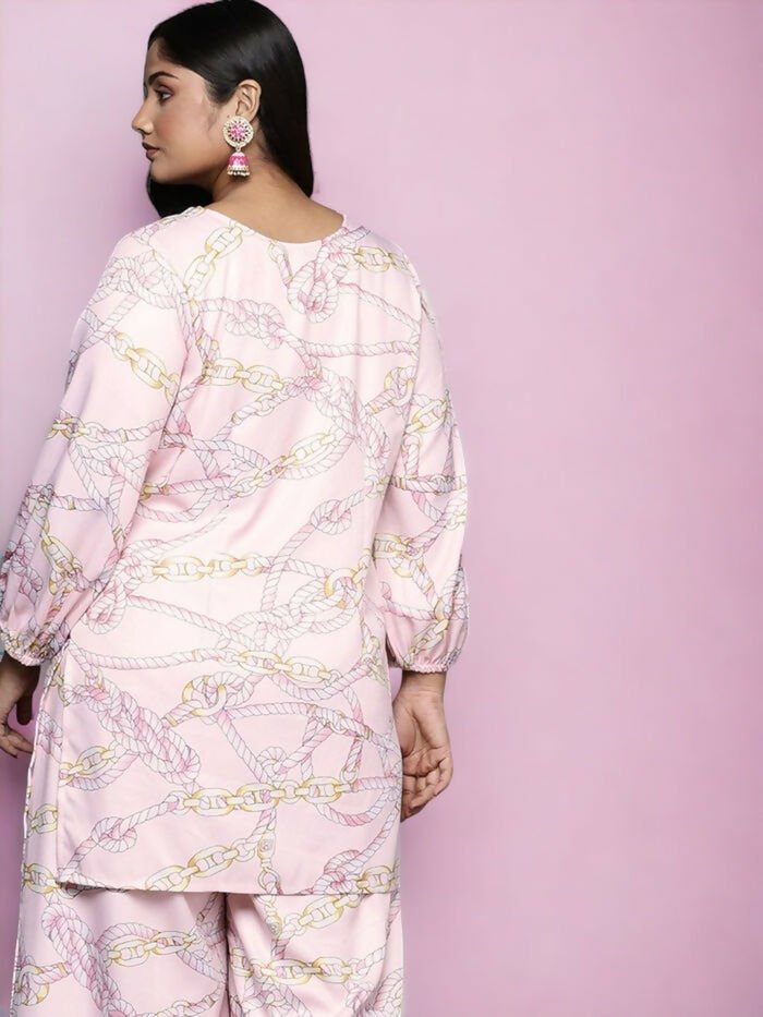 Ahalyaa Women's Traditional wear Tunic - Pink