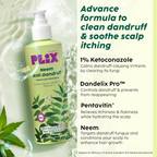 PLIX The Plant Fix Neem Anti-Dandruff Advanced Kit - Shampoo + Serum