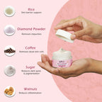 Globus Naturals Rice & Sugar Revival Face Scrub, For Korean Glass Skin - Distacart