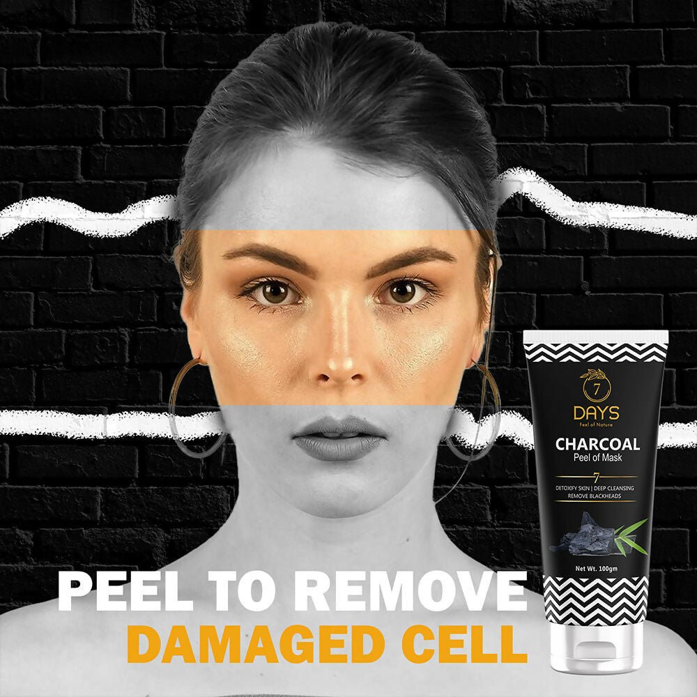 7 Days Activated Charcoal Mask ingredients label