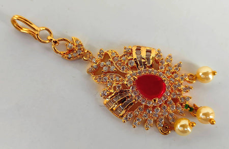 Short Length Bridal Maang Tikka
