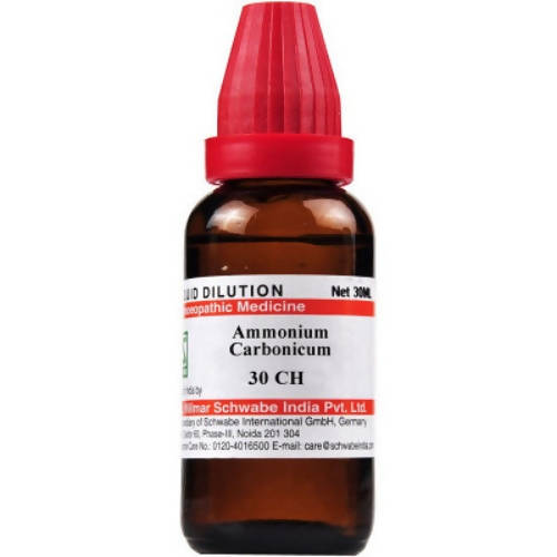 Dr. Willmar Schwabe India Ammonium Carbonicum Dilution - Distacart