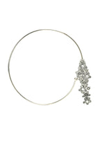Mominos Fashion Johar Kamal Oxidised Silver-Plated Hasli Design Necklace Choker Set For Women - Distacart