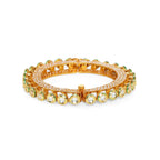 Kundan and Pearl Studded Bangle (Gold) - Ruby Raang - Distacart