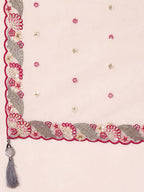 House of Panchhi Grey Organza Sequins and Zarkan embroidery Lehenga choli & Dupatta