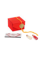 Designer kundan Rakhi - Ruby Raang - Distacart