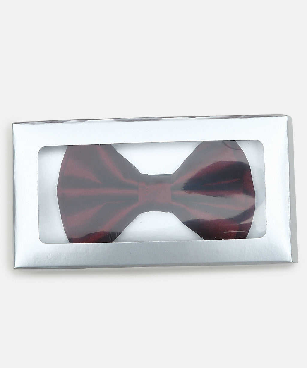 Manet Boys Solid Double Layer Bow - Maroon