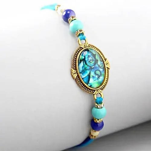 Striking Epoxy Rakhi & LuvIt Roasted Almonds Chocolate Online