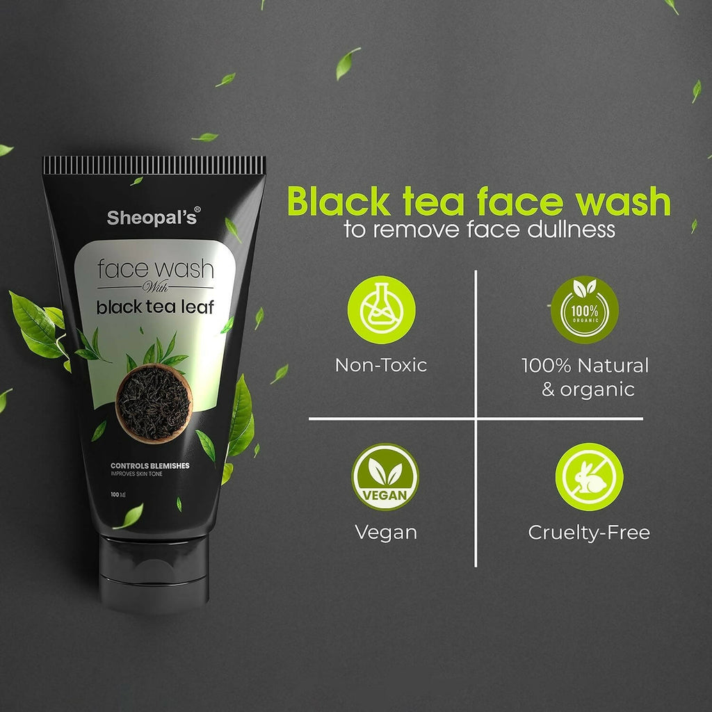 Sheopal's Black Tea Leaf Face Wash