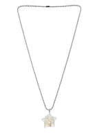 Women's Silver-Toned Blue Silver-Plated Handcrafted Chain - Ruby Raang - Distacart