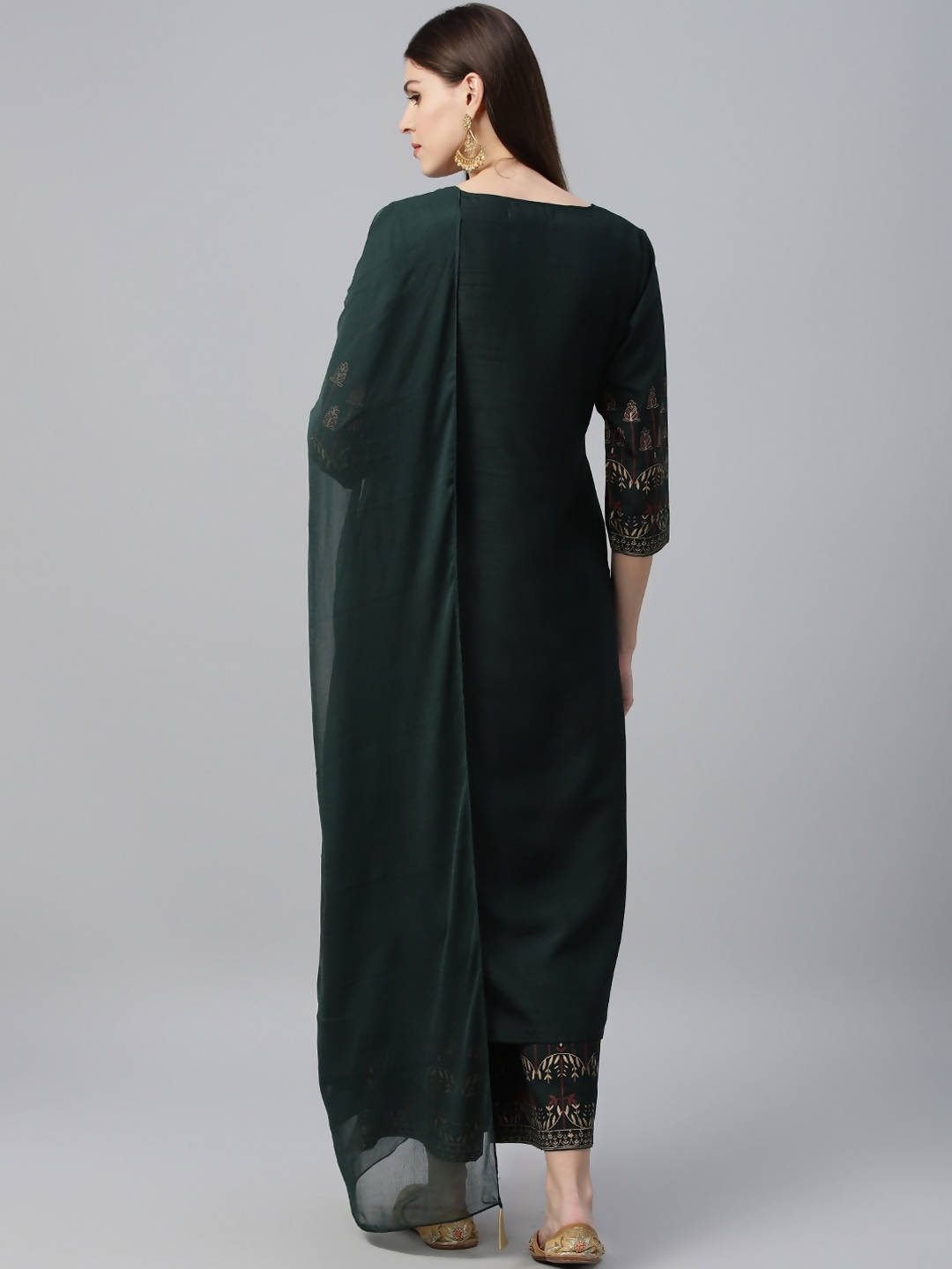 Cheera Printed Kurta Palazzo With Dupatta Set (CH117KPD)