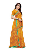 Vamika Embroidery Yellow Jute Silk Saree (Jhulka Yellow)