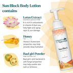Kulsum's Kaya Kalp Sun Block Sunscreen Body Lotion For Sun Protection From Tanning, Sunburn & Pigmentation