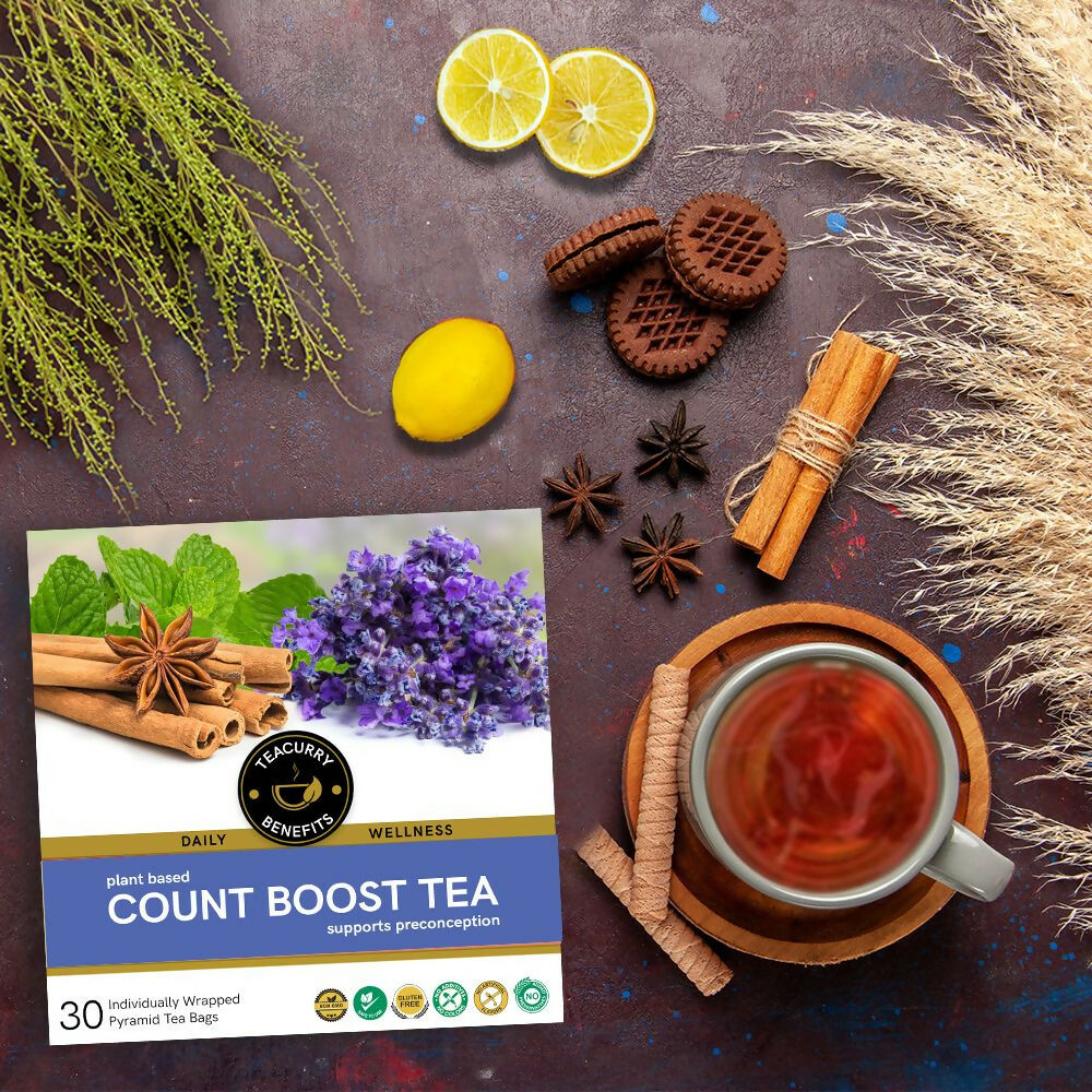 Teacurry Count Boost Tea For Men - Distacart