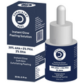 Dermistry 30% AHA 5% PHA 2% BHA Peeling Exfoliating Solution Instant Bright Glow Fairness Face Serum