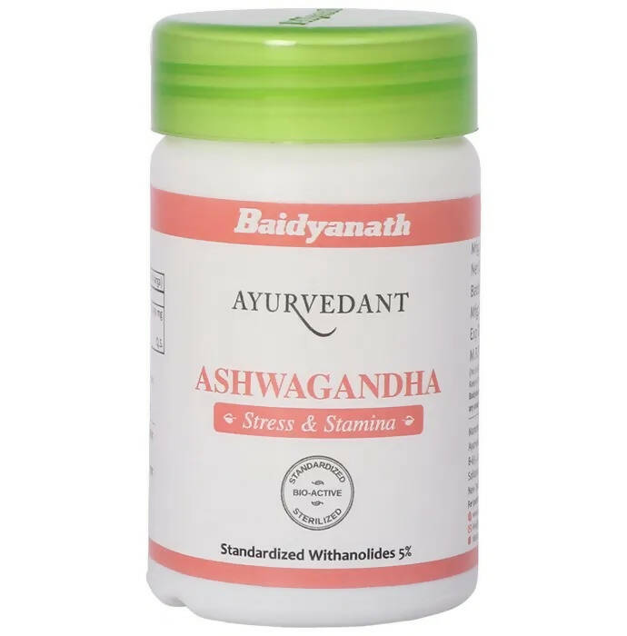 Baidyanath Jhansi Ayuvedant Ashwagandha Tablets - Distacart