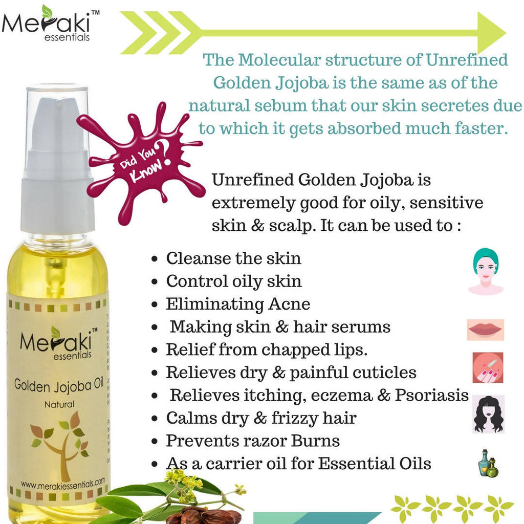 Meraki Essentials Golden Jojoba Oil