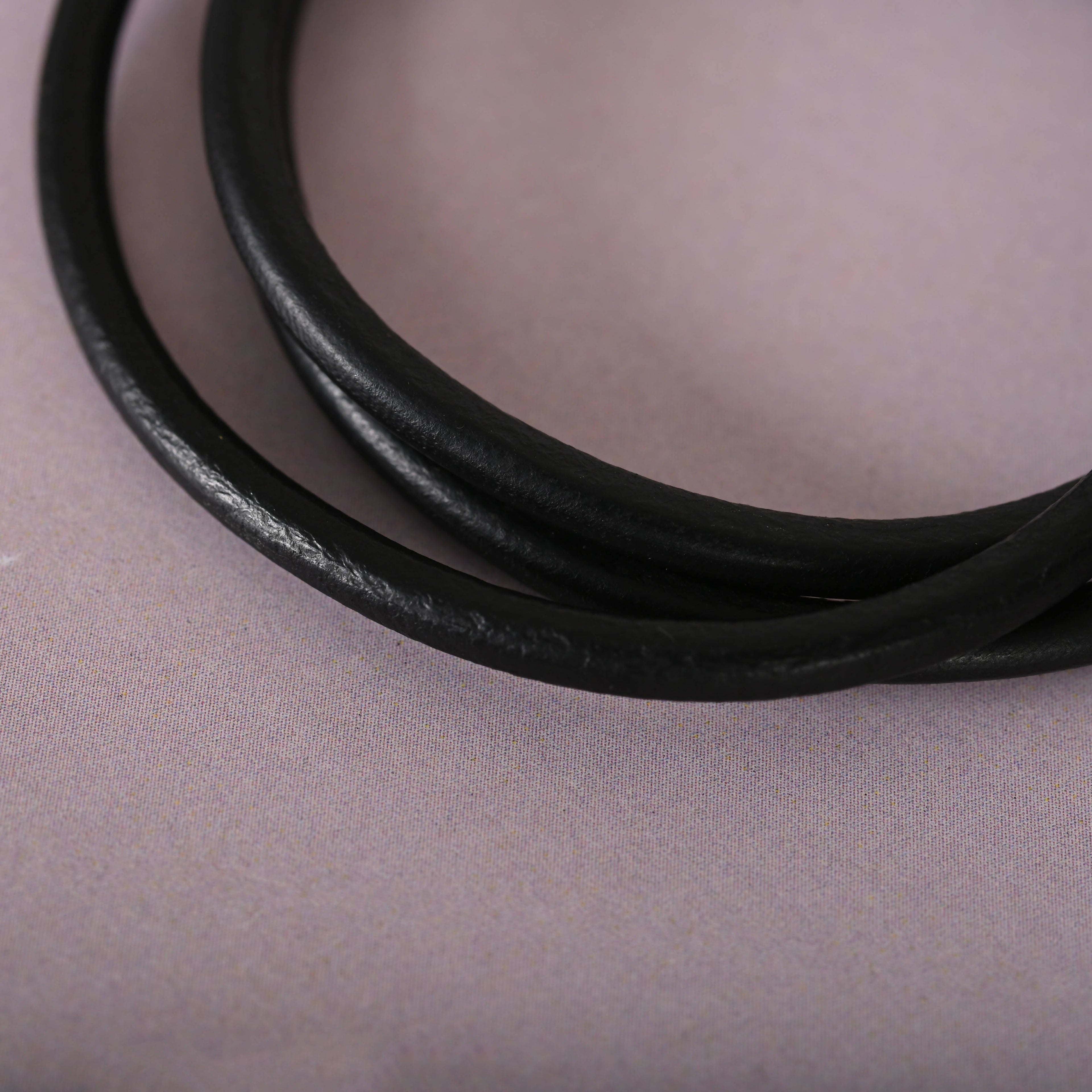 NVR Men Black Wraparound Bracelet - Distacart
