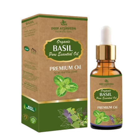 Deep Ayurveda Basil Pure Essential Oil