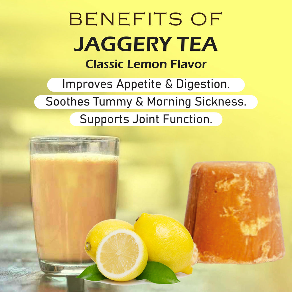 Naivedyam Classic Lemon Flavour Jaggery Tea - Distacart