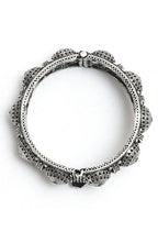 Mominos Fashion Kamal Johar Oxidised Silver-Plated Handcraft Bracelet